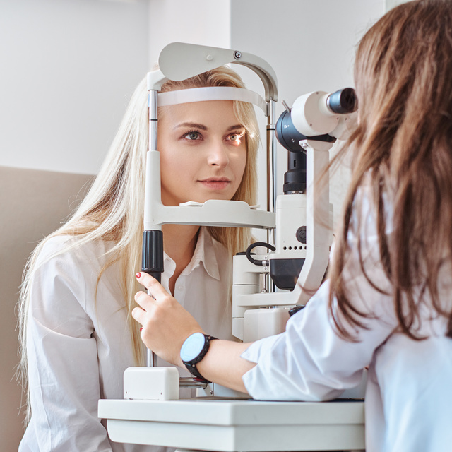 woman in examination